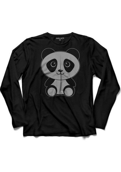 Panda Aşki Bear Heart Love Kalp Romantik Ayi 2 Uzun Kollu Tişört