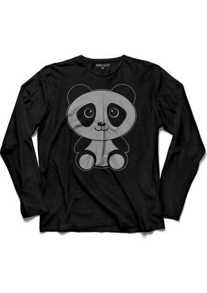 Panda Aşki Heart Love Kalp Ayi Bear Uzun Kollu Tişört