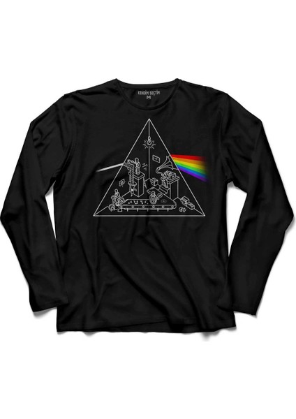 Pink Floyd Carnegie Hall Dark Side Of The Moon Uzun Kollu Tişört