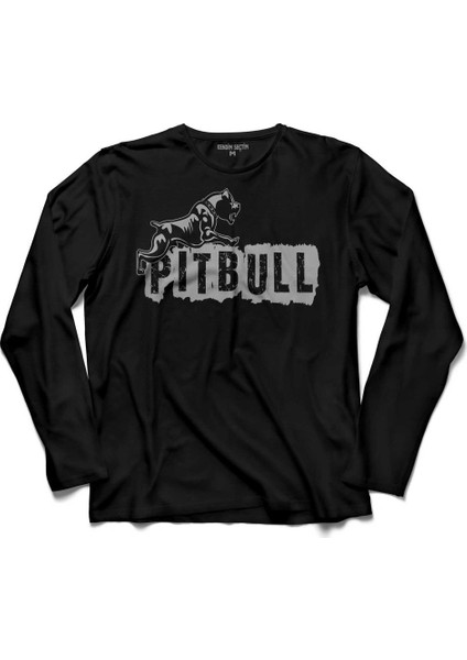 Pitbull Pit Bullowner Sahibi Dog Köpek Kafa Uzun Kollu Tişört