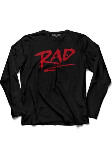 Rad 1980'S Classic Bmx Bisiklet Cool Retro Cru Uzun Kollu Tişört