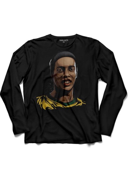 Ronaldinho Gaucho 10 2 Uzun Kollu Tişört