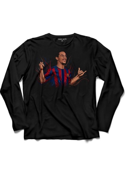 Ronaldinho Gaucho 10 Uzun Kollu Tişört