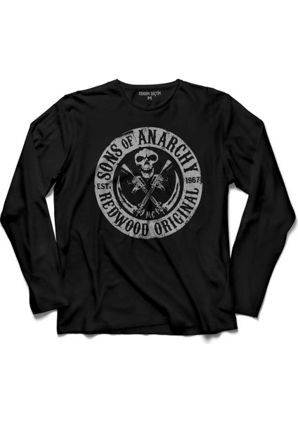 Sons Of Anarchy Redwood Original Anarşi Eylem 2 Uzun Kollu Tişört