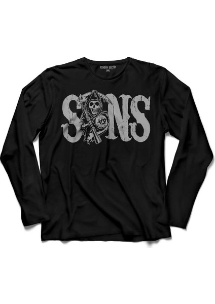 Sons Of Anarchy Redwood Original Anarşi Eylem Uzun Kollu Tişört