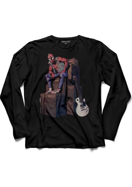 Spider Man Punker Marvel Örümcek Adam Uzun Kollu Tişört