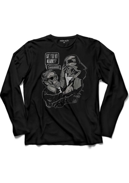 Star Wars Are You My Mummy Super Vader Uzun Kollu Tişört