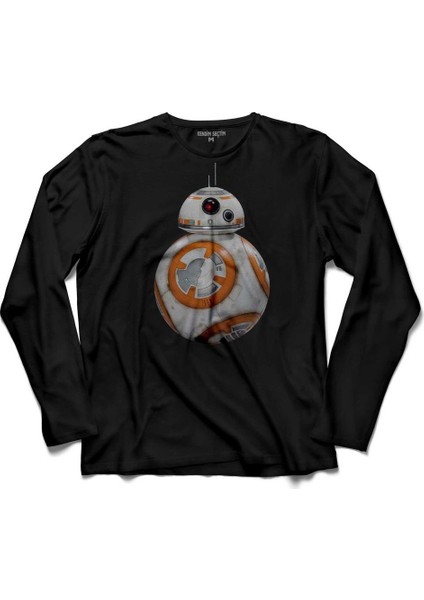 Star Wars Bb-8 Bb8 Fathead Uzun Kollu Tişört