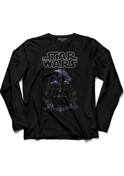 Star Wars Darth Vader Yildiz Savaşlari Uzun Kollu Tişört