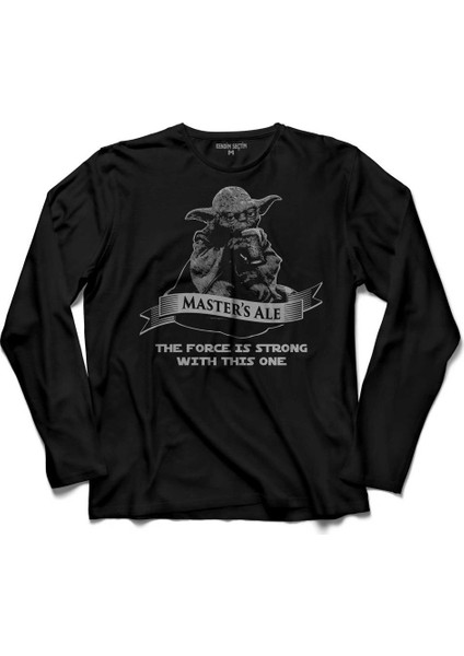 Star Wars Yoda Masters Ale Yildiz Savaşlari Uzun Kollu Tişört