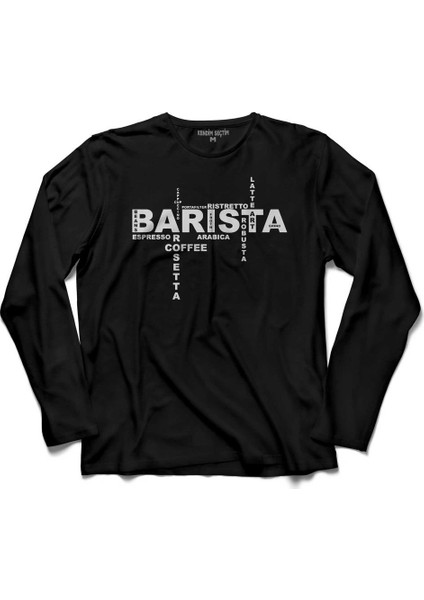 The Barista Coffee Kahve Espresso Maker Syphon1 Uzun Kollu Tişört