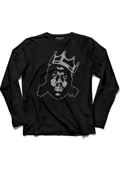 The Notorious Biggie B.I.G. Go Big Rap Music 3 Uzun Kollu Tişört