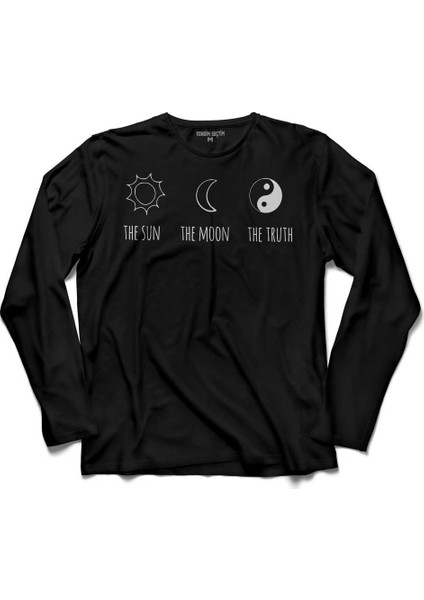The Sun The Moon The Truth Ay Güneş Mevsim Uzun Kollu Tişört