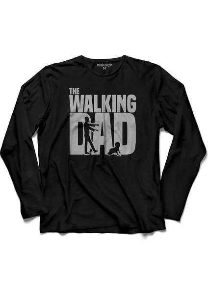 The Walking Dad Dead Yürüyen Baba Babalar. Günü Uzun Kollu Tişört