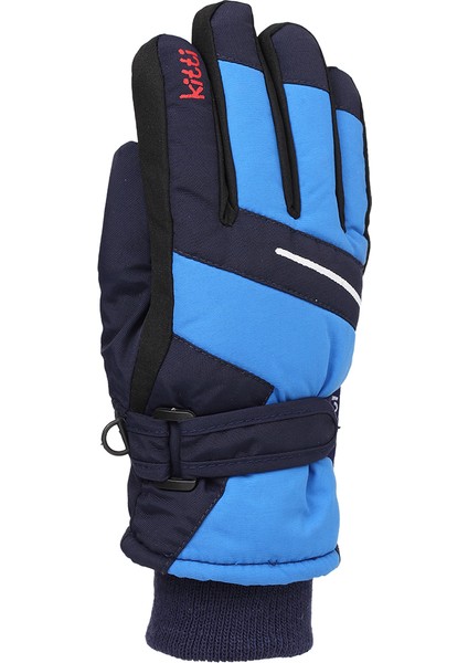Çocuk Kar Eldiveni İndigo