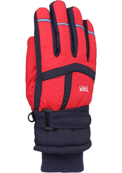 Çocuk Kar Eldiveni Kırmızı