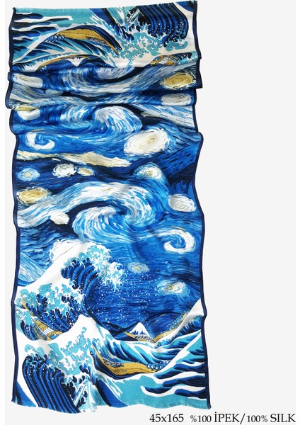 İpek Fular Starry Waves