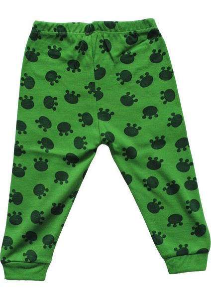 Kurbağa Figürlü Çocuk Pijama Takımı