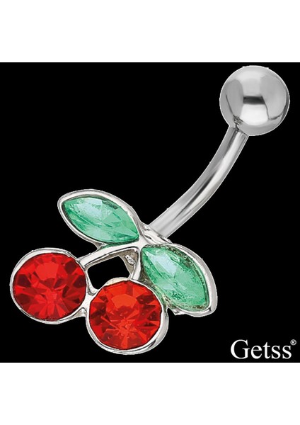 Prg255A Kiraz Model Çelik Göbek Piercing