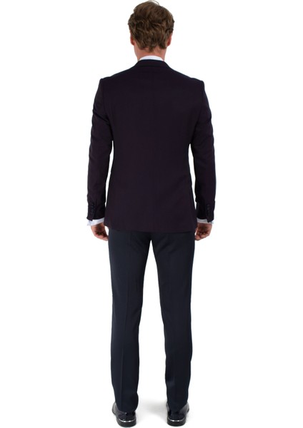 Broadway Slim Fit Yelkli Damatlık Takım Elbise Lacivert modelleri