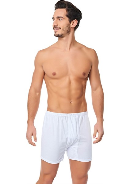 Arjantin %100 Pamuk Erkek Paçalı Boxer 6'lı Paket