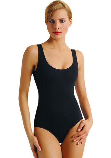 Kalın Askılı U Yaka Çıtçıtlı Body 4059
