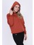 9392810 Üçiplik Reglan Kol Kapşonlu Sweat KIREMIT 1