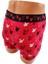 Cotboxer Playboy Desenli Kırmızı Likralı Boxer 2