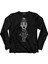 Charlie Chaplin Çarli Çaplin Logo Silüet Çizim Uzun Kollu Tişört 1