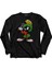 Marvin The Martian Marsli Marvin Logo Uzun Kollu Tişört 1
