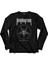 Pentagram Relentess Logo Doom Metal Bands Uzun Kollu Tişört 1