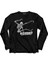 Skateboarding Skeleton Iskelet Skull Kuru Kafa Uzun Kollu Tişört 1