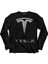 Tesla Motors Nikola Tesla Logo Elon Musk Uzun Kollu Tişört 1