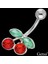 Prg255A Kiraz Model Çelik Göbek Piercing 2