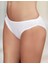 Beyaz Düşük Bel Ribana Bikini Külot MB023 2