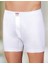 Beyaz Pamuklu Önden Düğmeli Erkek Boxer ME010 1