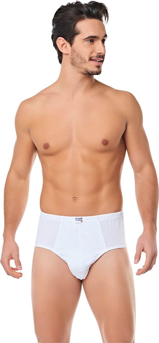 Seher Yıldızı Erkek Slip Külot %100 Pamuk Abani Classic 12'li Paket