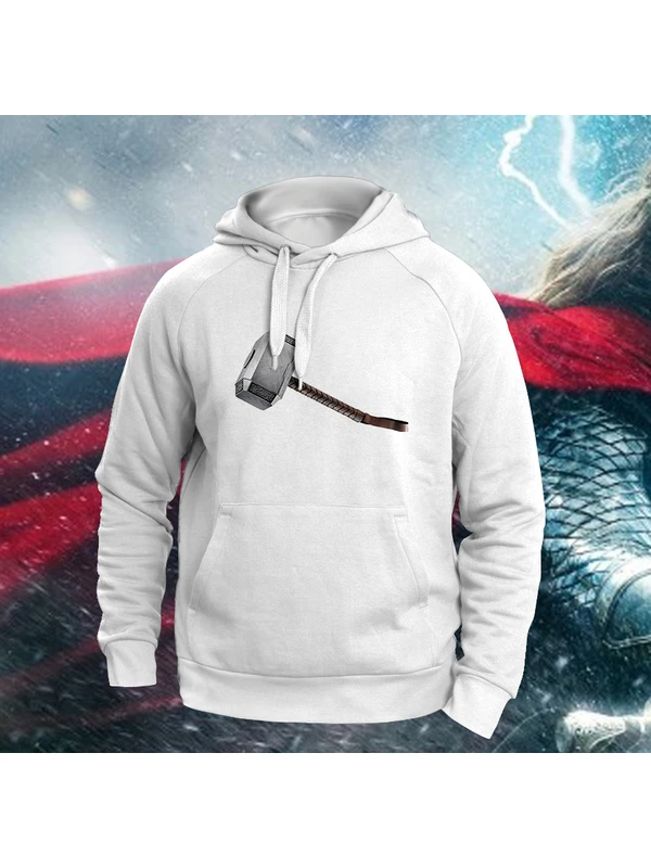 Vectorwear Thor Çekici Baskılı Unisex Sweatshirt