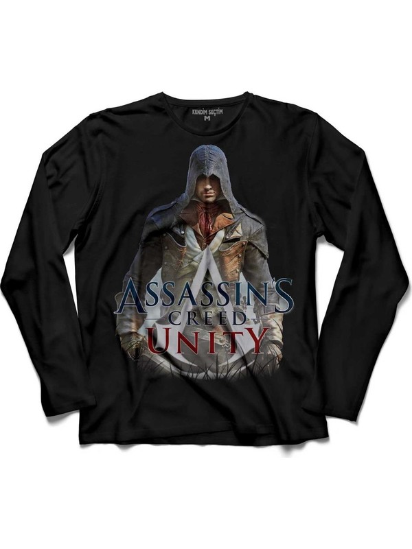Kendim Seçtim Assassins Assassin'S Creed Unity 4 5 Iv 2 Uzun Kollu Tişört