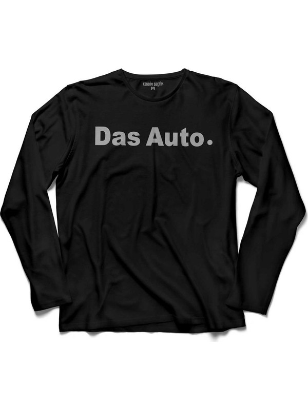 Kendim Seçtim Vw Volkswagen Dos Auto Logo Uzun Kollu Tişört