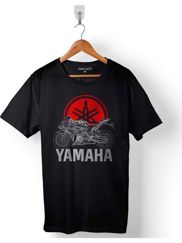 Kendim Seçtim Yamaha Yzf R25 R 25 Motosport Motosiklet Logo Erkek Tişört