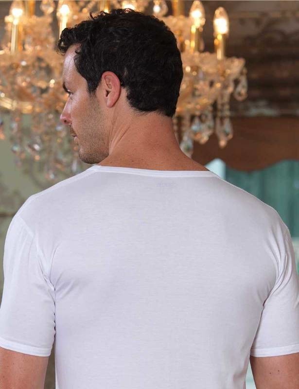 Şahinler Beyaz Bisiklet Yaka Kısa Kollu Erkek Atlet 6'lı Ekonomik Paket ME001 görsel 2