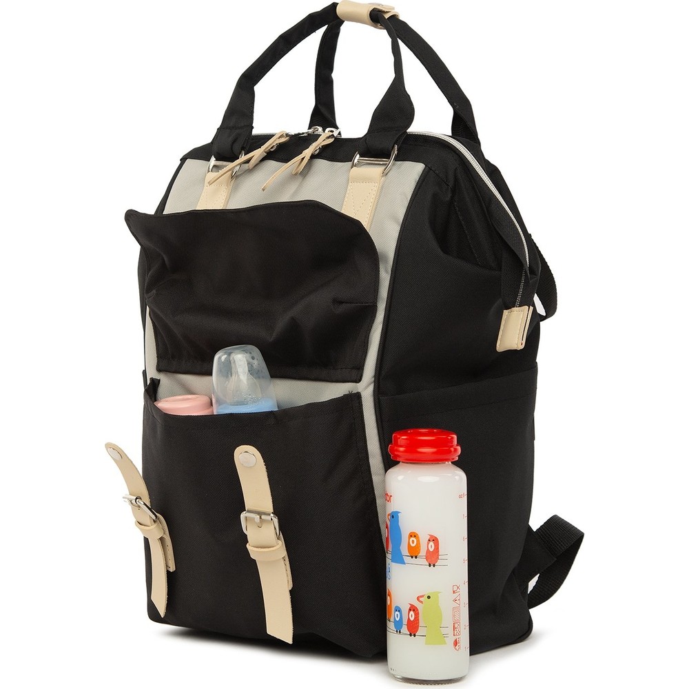 Bagmori Siyah Cepli Logolu Anne Bebek Çantası Fiyatı