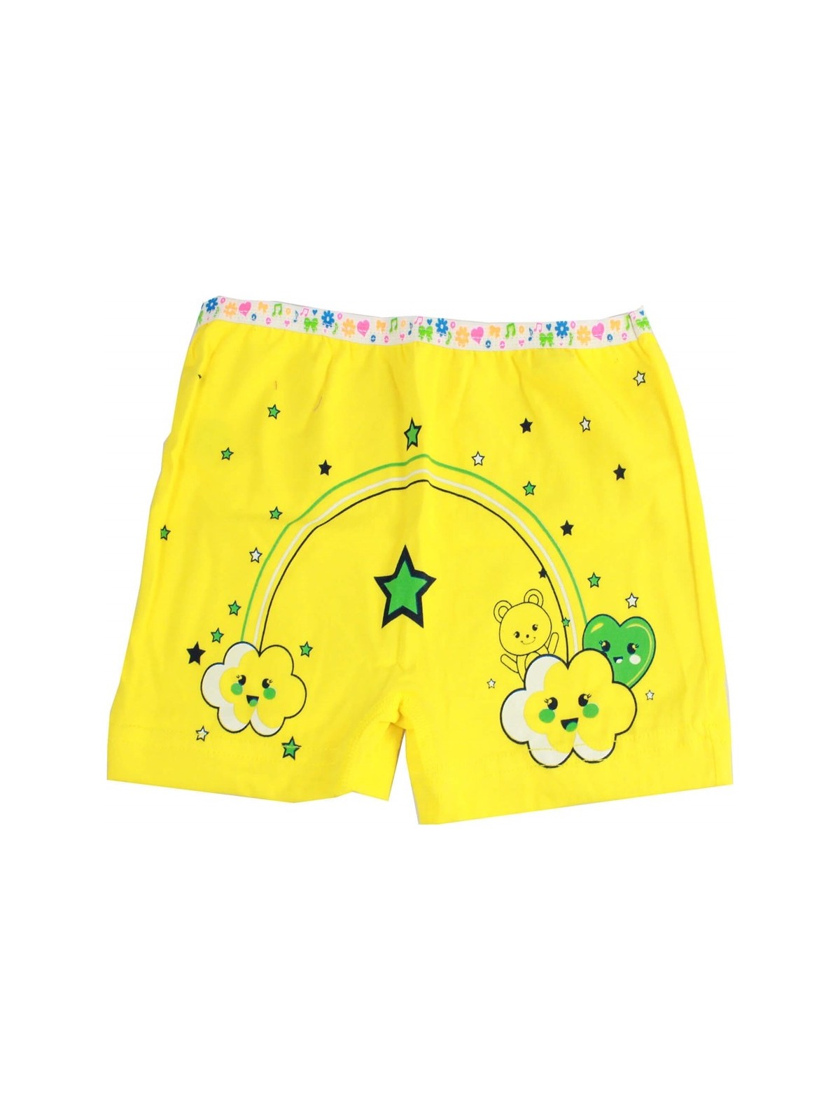 Tutku 6'lı Paket Baskılı Elastan Kız Çocuk Külot Boxer Şort - Görsel 8