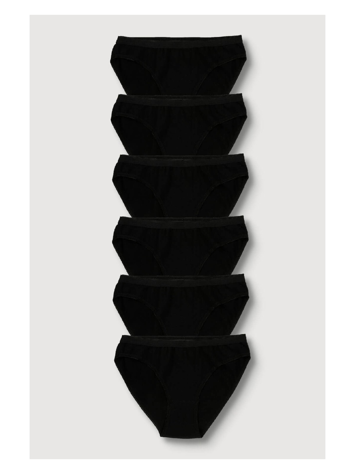 Tutku 6'lı Paket Kadın %100 Pamuk Bikini Külot