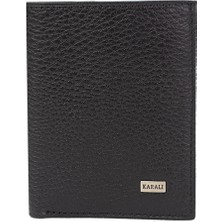 Karalı Erkek Deri Cüzdan