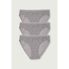 Tutku 3'lü Paket Pamuklu Bikini Kadın Külot