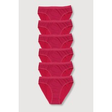 Tutku 6'lı Paket Kadın Pamuklu Bikini Külot