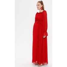 Moda Labio Kadın Şifon Hamile Elbise