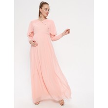 Moda Labio Kadın Şifon Hamile Elbise